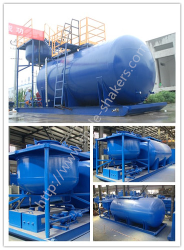 oil storage tank for solids control system