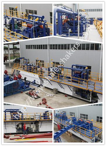 Mud cleaning system for small oil and gas drilling