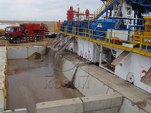 KOSUN drilling waste management solution in site