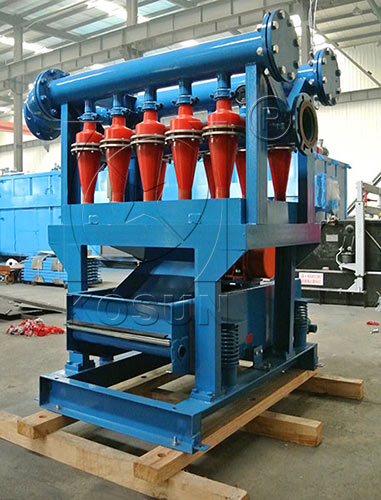 Desilter for drilling rig mud system