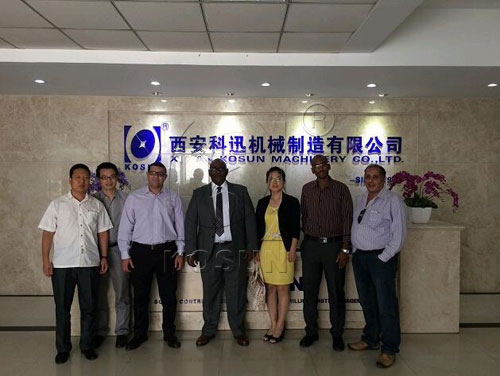 Sudan drilling company paid a visit to KOSUN factory