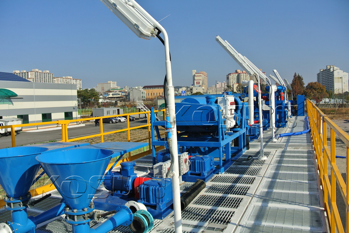 drilling mud solids control system