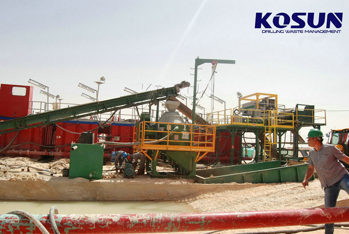 KOSUN Drilling Waste Management System Active at an African Drilling Site