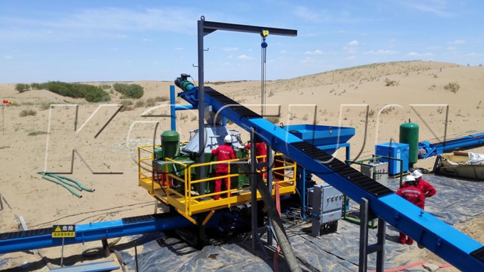 KOSUN Drilling Waste Zero Discharge System in Service in Inner Mongolia 1